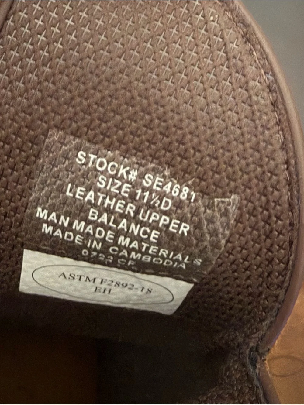 Justin Boots rugged brown